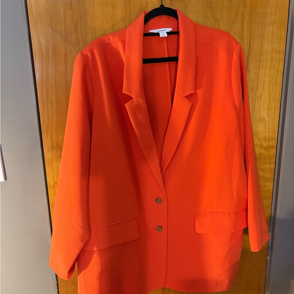 Women's Orange/Coral Blazer